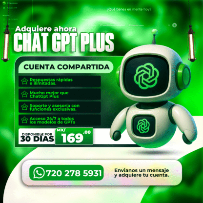 ChatGPT Plus a un precio super plus con MasterStream