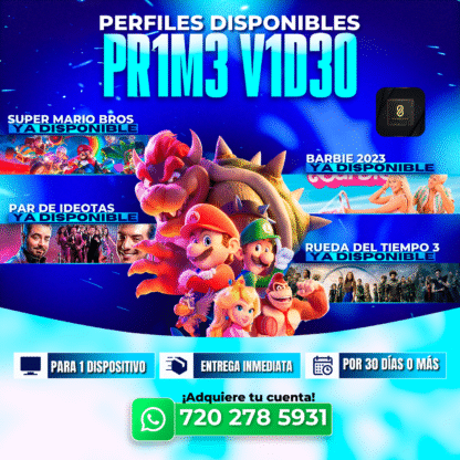 Prime Video Premium a un excelente precio solo con MasterStream